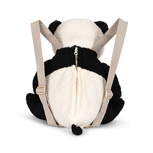 Рюкзак в виде панды Konges Slojd "Panda", молочный